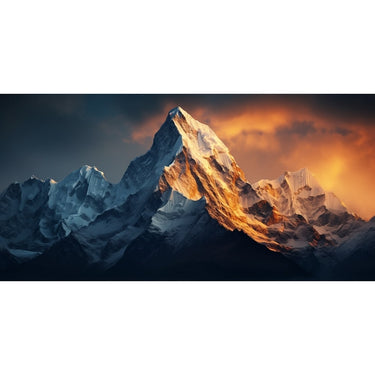 5 Piece Mountain Painting